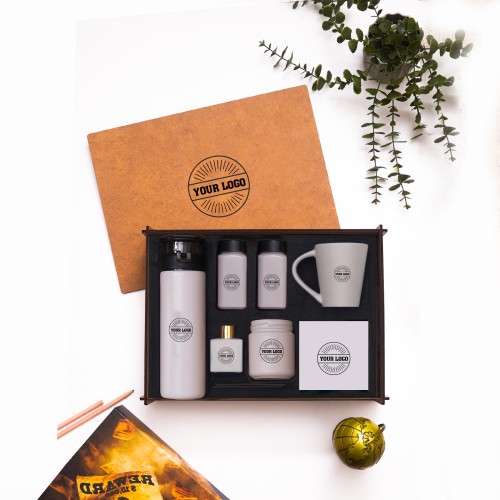 Ahşap Kutulu Hediye Seti 3626-20